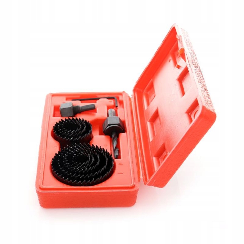 Otwornice do Drewna 11 el. Stal Węglowa Kraft&Dele 64 mm