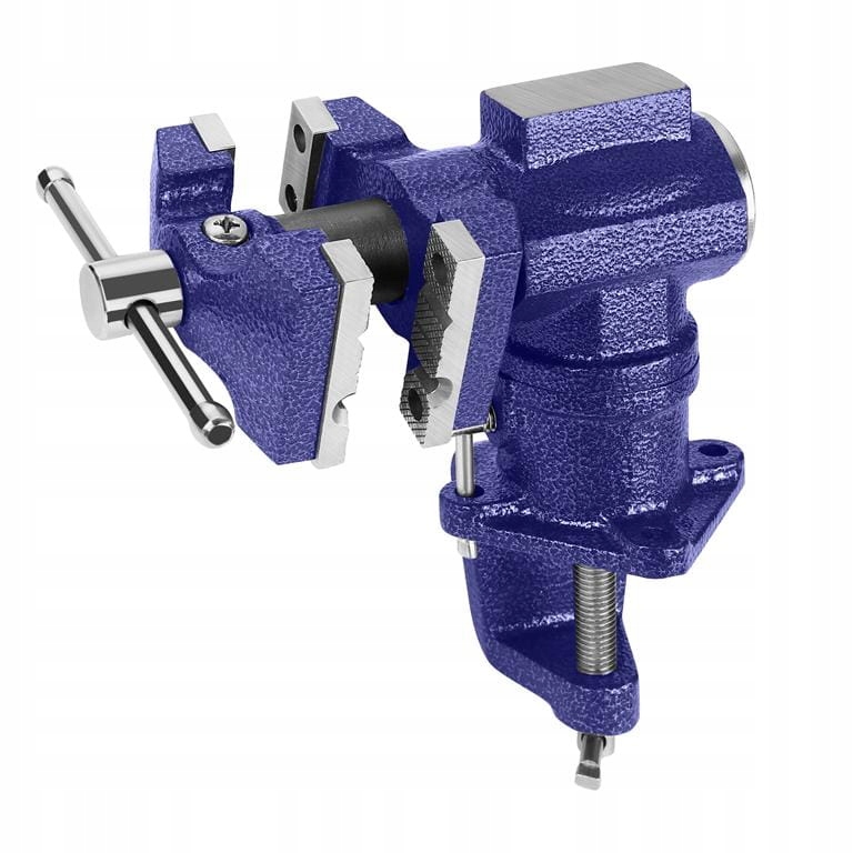 Imadło Ślusarskie Modelarskie Obrotowe 360° 65 mm Solidne Kraft&Dele