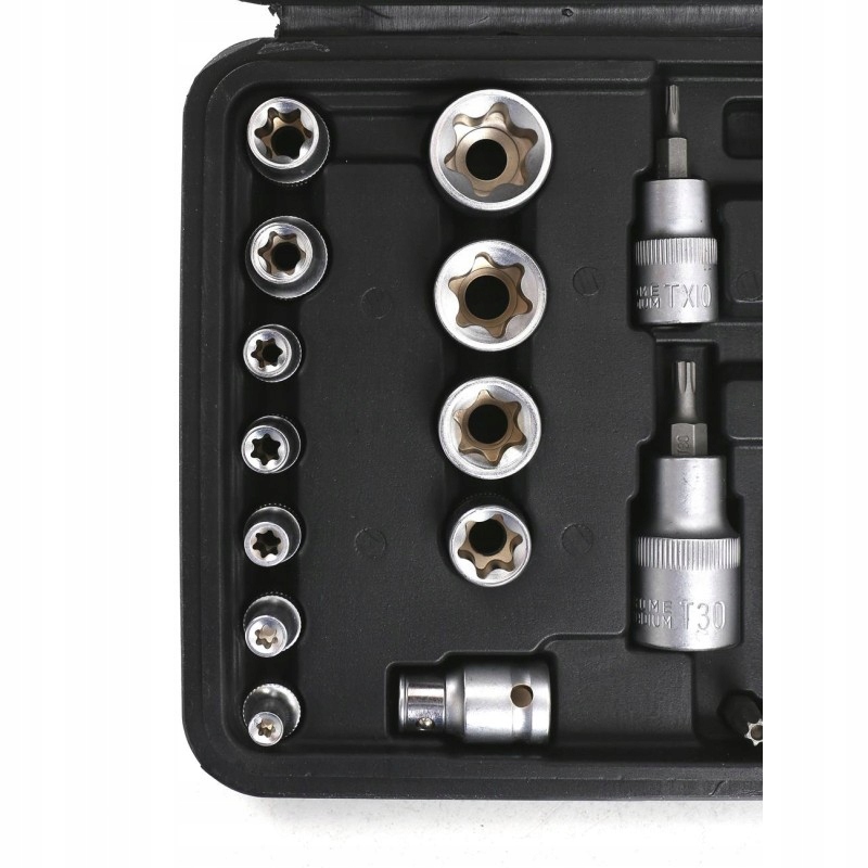ZESTAW BITÓW I NASADEK TORX WALIZKA TORXY 30EL