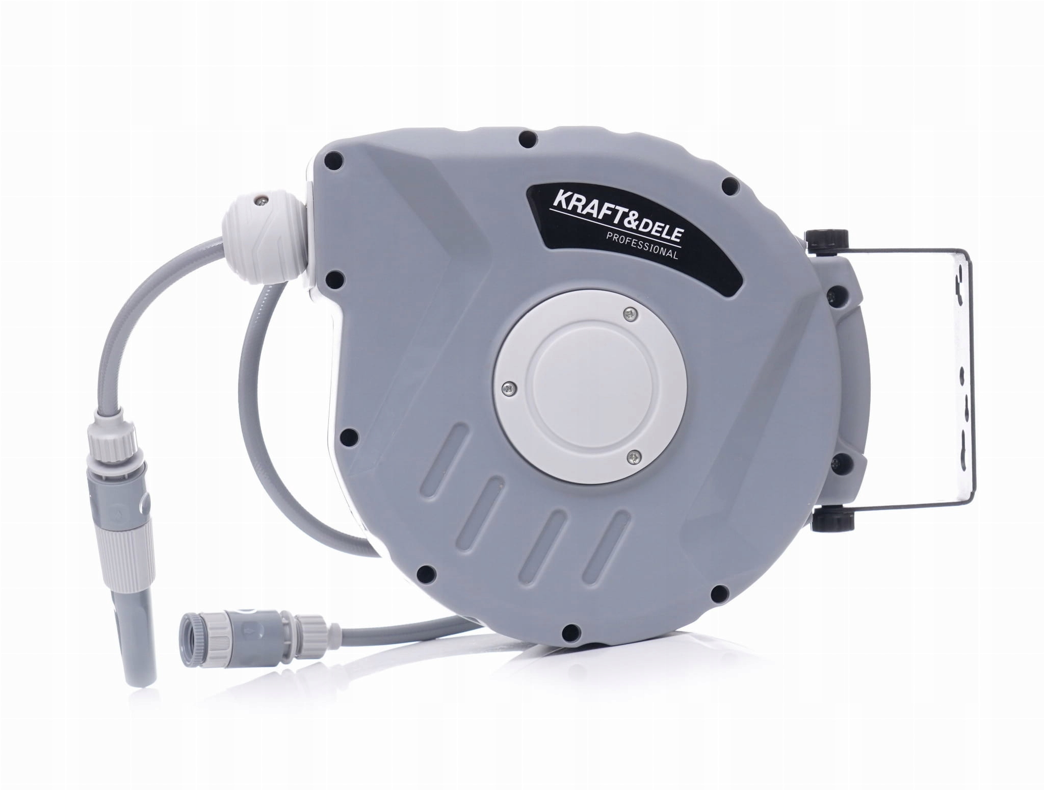 WĄŻ OGRODOWY ZWIJANY AUTOMATYCZNY BĘBEN PISTOLET ZRASZACZ 10m+1 KD2081