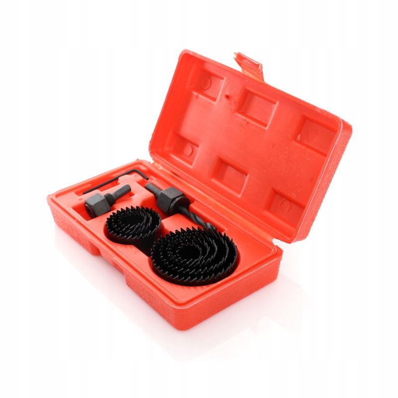 Otwornice do Drewna 11 el. Stal Węglowa Kraft&Dele 64 mm