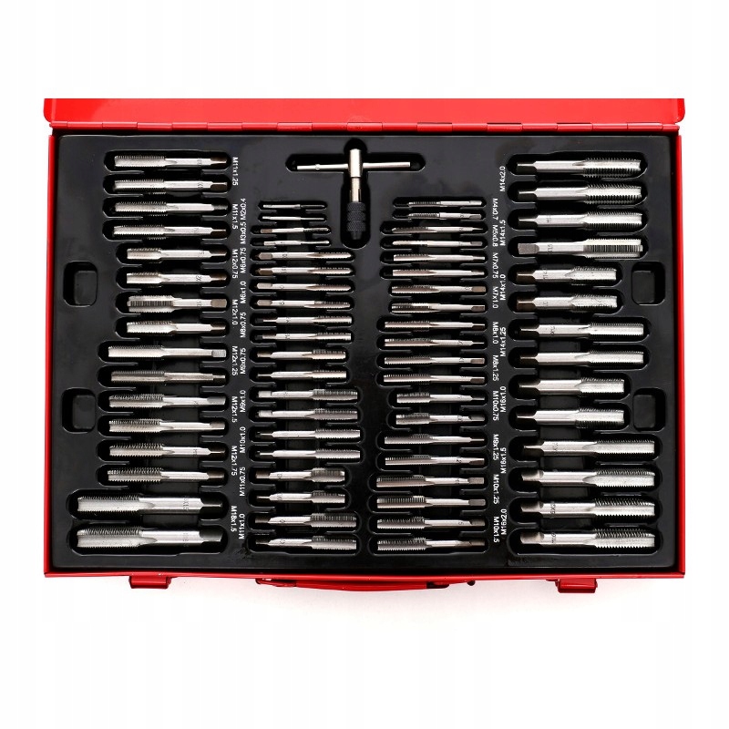 GWINTOWNIKI I NARZYNKI 110 ELEMENTÓW ZESTAW