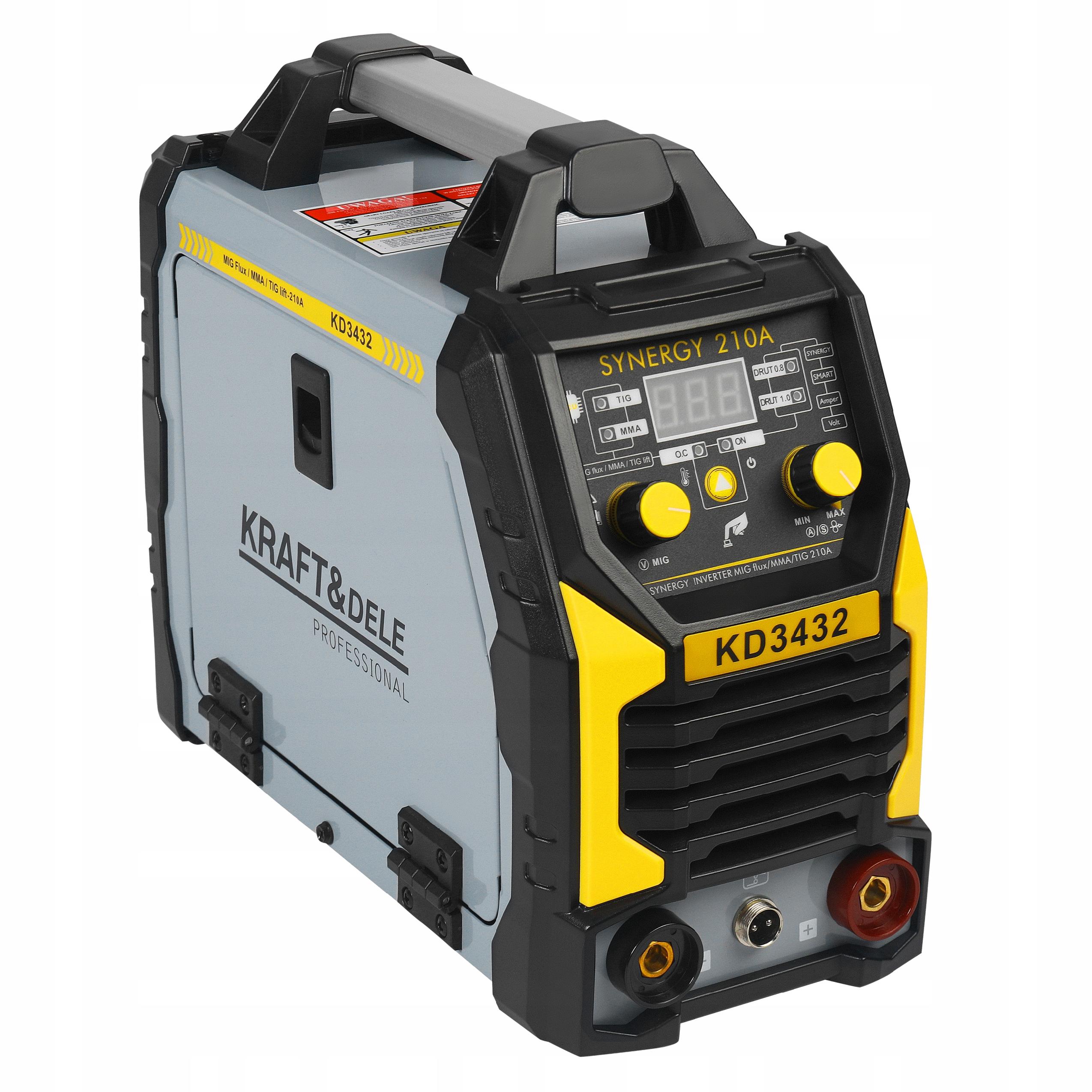 Spawarka INWERTEROWA INWERTOROWA MIG FLUX MMA TIG migomat SYNERGIA KD3432