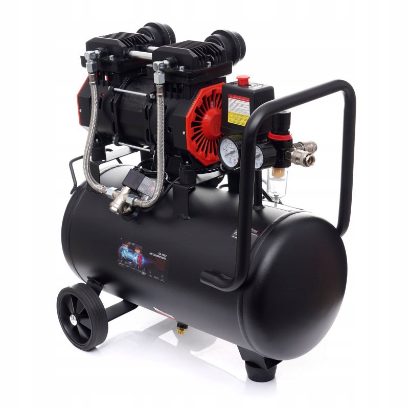 Kompresor Bezolejowy Kraft&Dele 8 Bar 50L 150W 2800 obr/min.