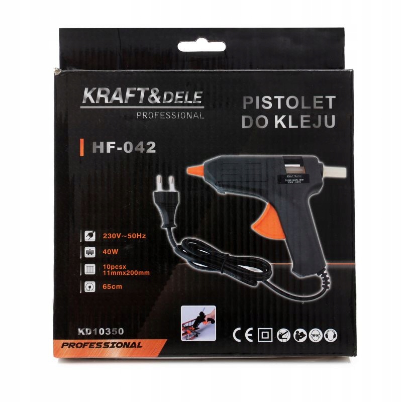 Pistolet do Kleju na Gorąco Kraft&Dele 7 Wkładów 20W 70 °C