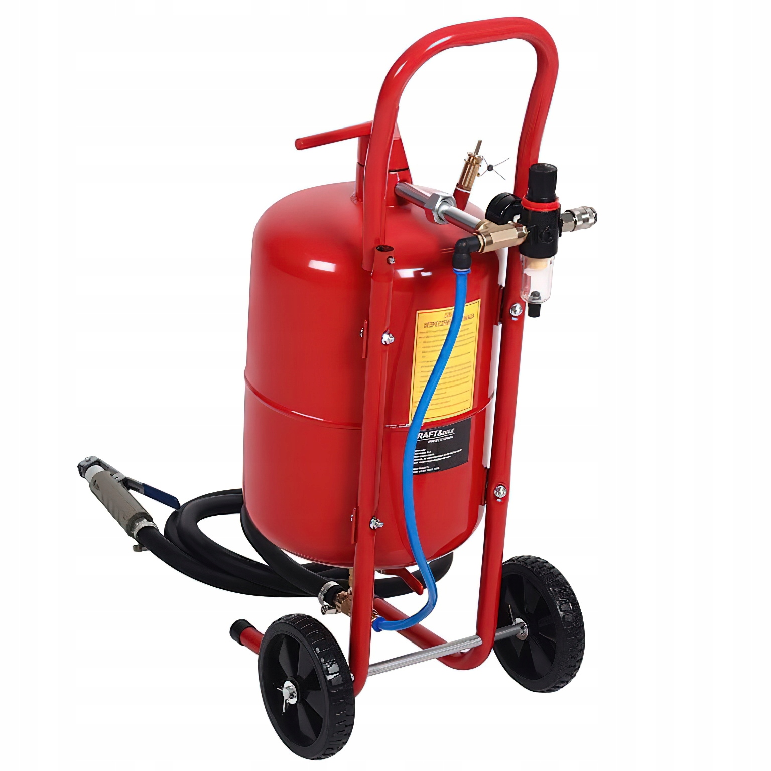 Przenośna Piaskarka Syfonowa Usuwania Farb 10 Bar Akcesoria 19L Kraft&Dele