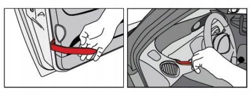 Zestaw narzędzi do demontażu tapicerki 19 elementów KD1135