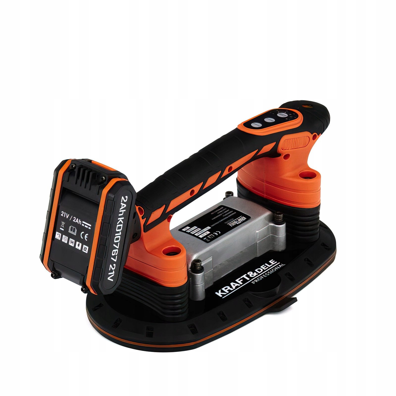 Akumulatorowa Przyssawka Wibracyjna 21V 24h Poziomowania Płytek Kraft&Dele