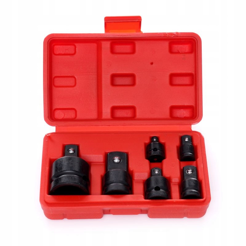 Zestaw Adaptery Redukcyjne Udarowe 6 Elementów Sztuk 1/4" 3/8" 1/2" 3/4"