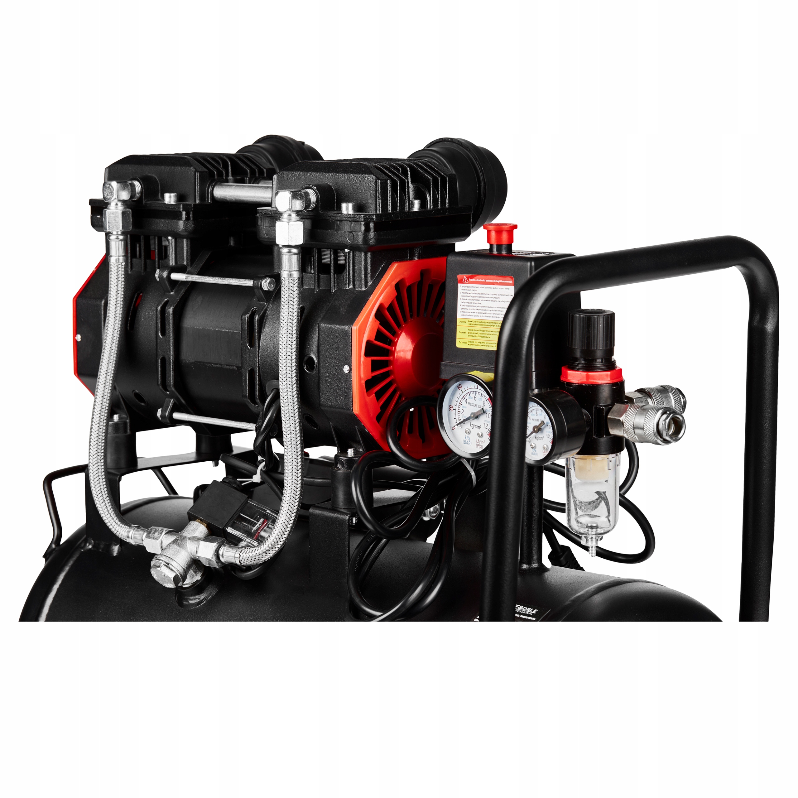 Kompresor Bezolejowy Kraft&Dele 8 Bar 24L 1390W 2800 obr/min.