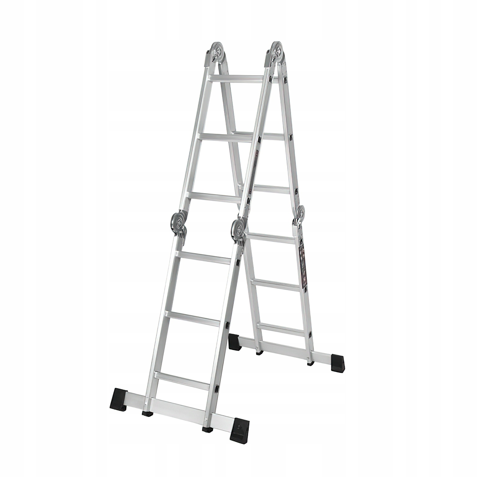 Drabina Składana Platforma Aluminiowa 4 X 3 346 CM MAX 150 KG Ktaft&Dele