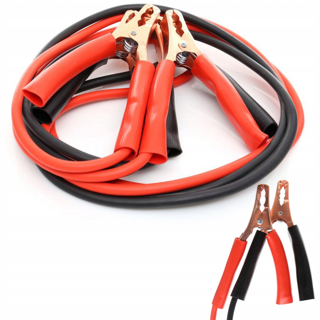 Kable przewody rozruchowe 500A 2,5m +pokrowiec Kraft&Dele KD1283