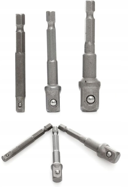 Adaptery na Nasadki 3 Sztuki 1/4"", 3/8"", 1/2"" Cala Kraft&Dele