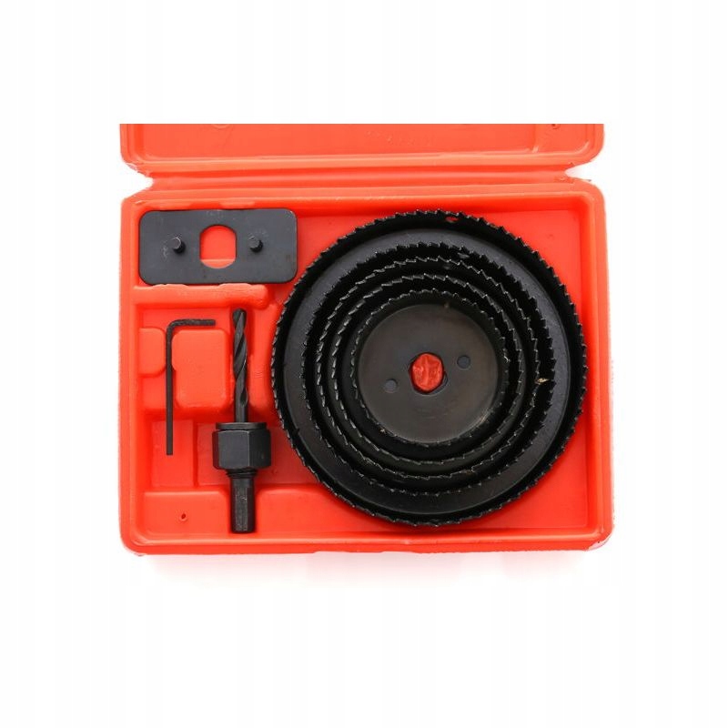 Zestaw Otwornice do Drewna Kraft&Dele 8 Elementów sztuk 127 mm