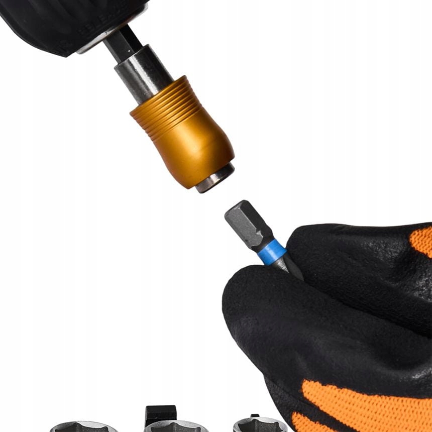 ZESTAW BITÓW 15 ELEMENTÓW NASADKI BITY WALIZKA