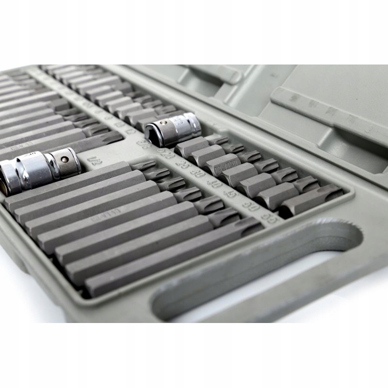 BITY ZESTAW BITÓW HEX TORX SPLINE IMBUS 40EL. CR-V KLUCZE WALIZKA KD10219