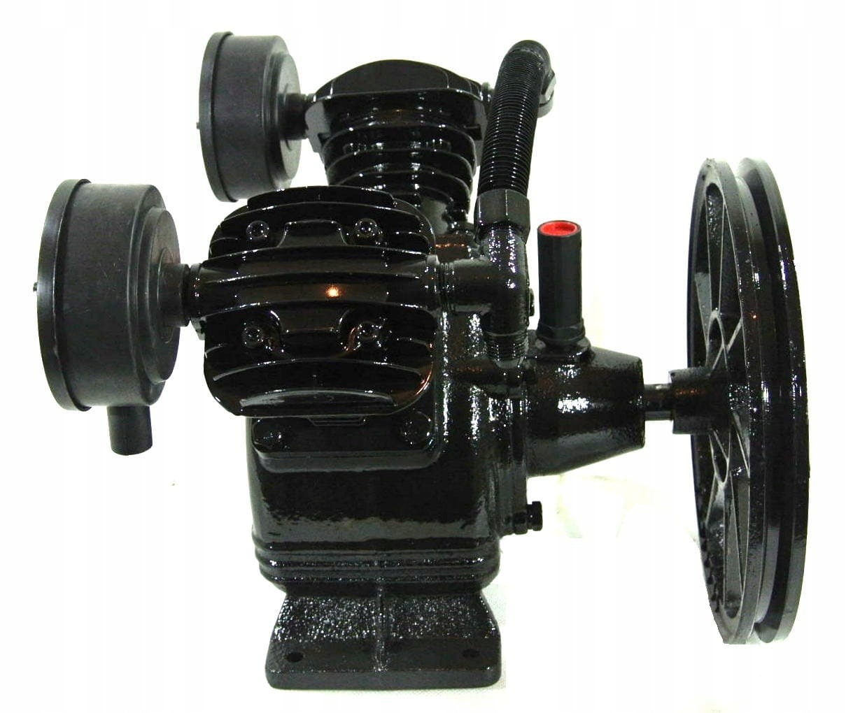 KOMPRESOR OLEJOWY SPRĘŻARKA 4KW DWUTŁOKOWA 8 BAR KD1403 POMPA POWIETRZA