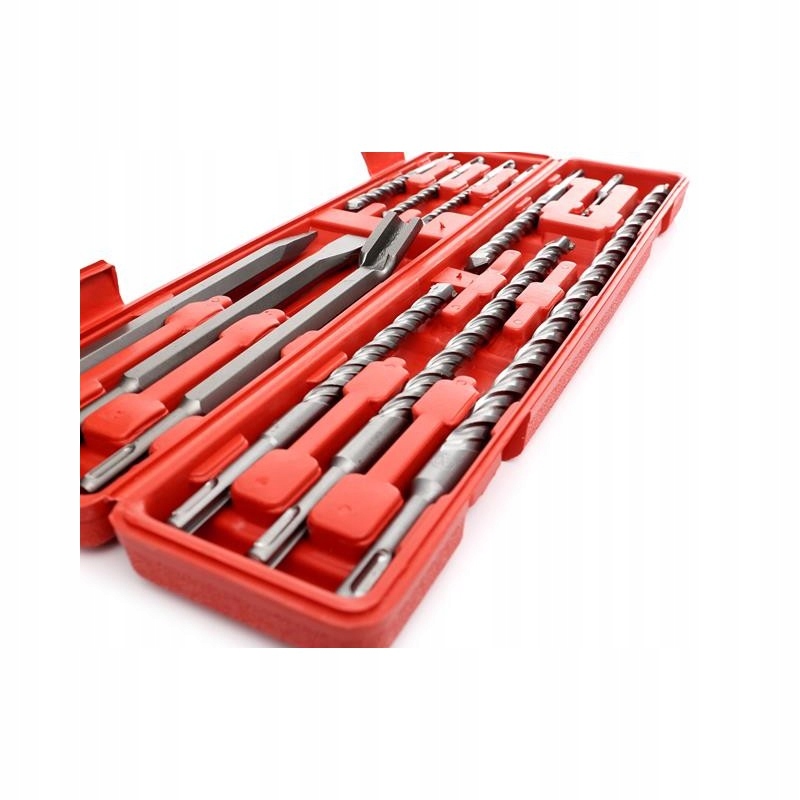 Zestaw 9 Wierteł S4 + 3 Dłuta SDS+ Kraft&Dele