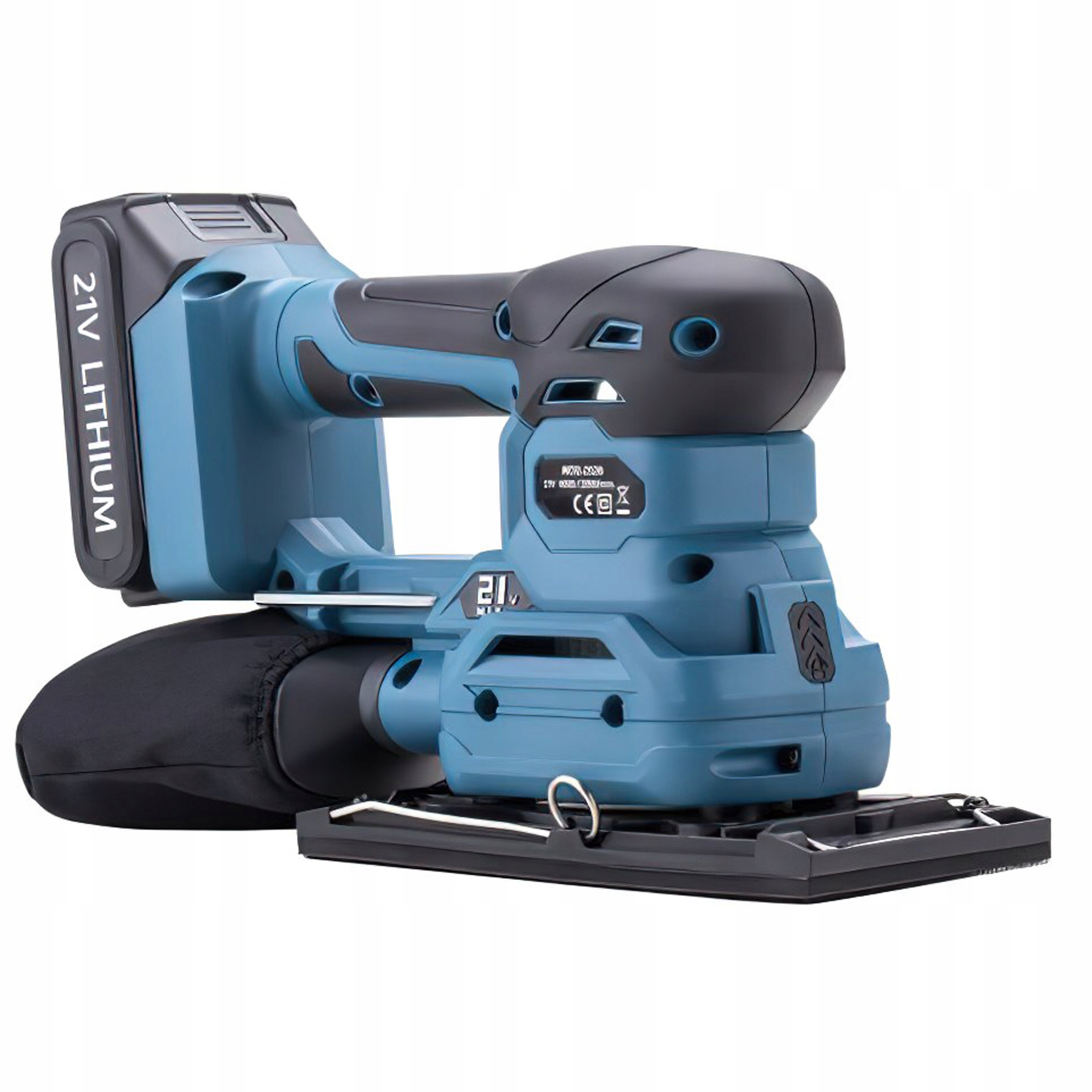 Szlifierka 3W1 Mimośrodowa Akumulatorowa + Bateria 3Ah Ładowarka W.D.S.