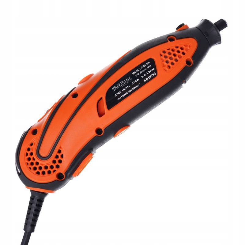 Mini Szlifierka Frezarka Wielofunkcyjna Kraft&Dele 230V 270W 210 Elementów