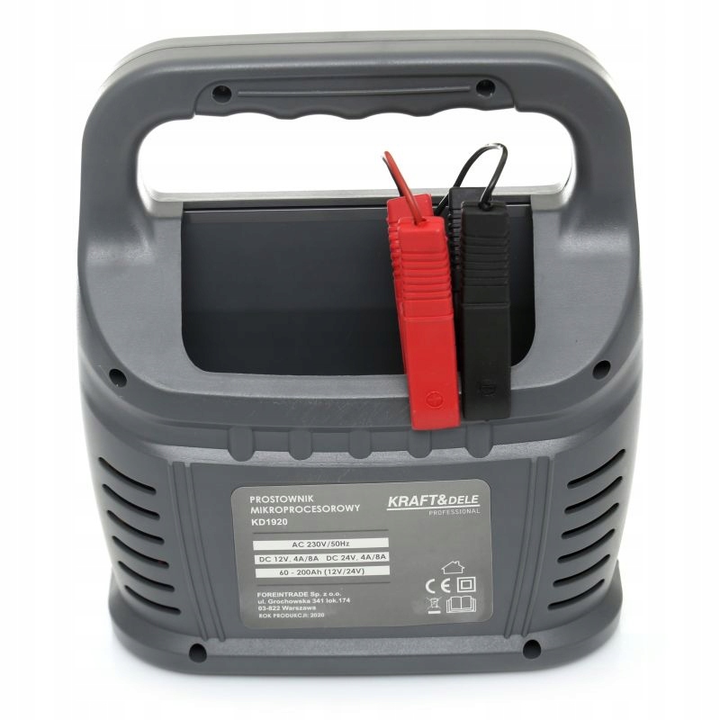 Kraft Dele KD1920 Prostownik Mikroprocesorowy 12V/24V 60-200Ah