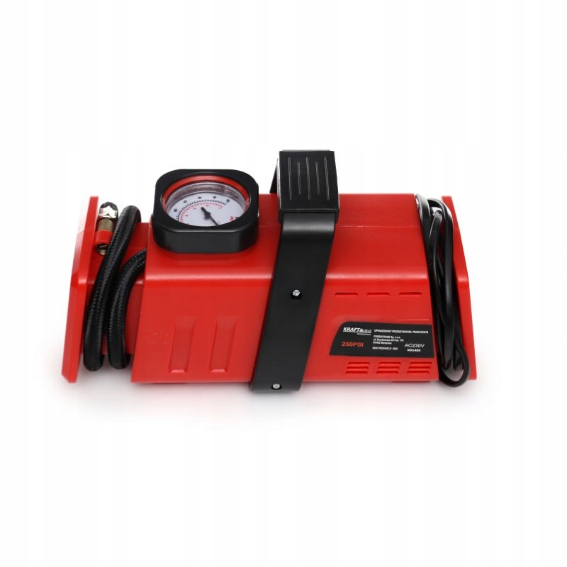 Kompresor samochodowy 12/230v kraft&dele KD1489