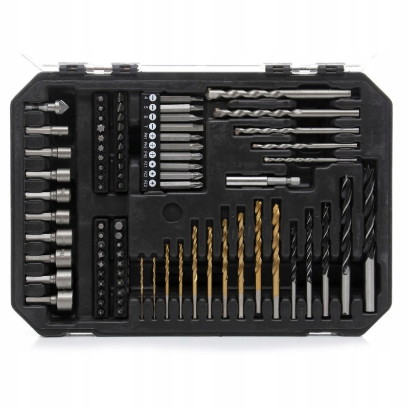 Zestaw Wierteł i Bitsów Kraft&Dele KD992 81 elementów Metalu Drewna Betonu