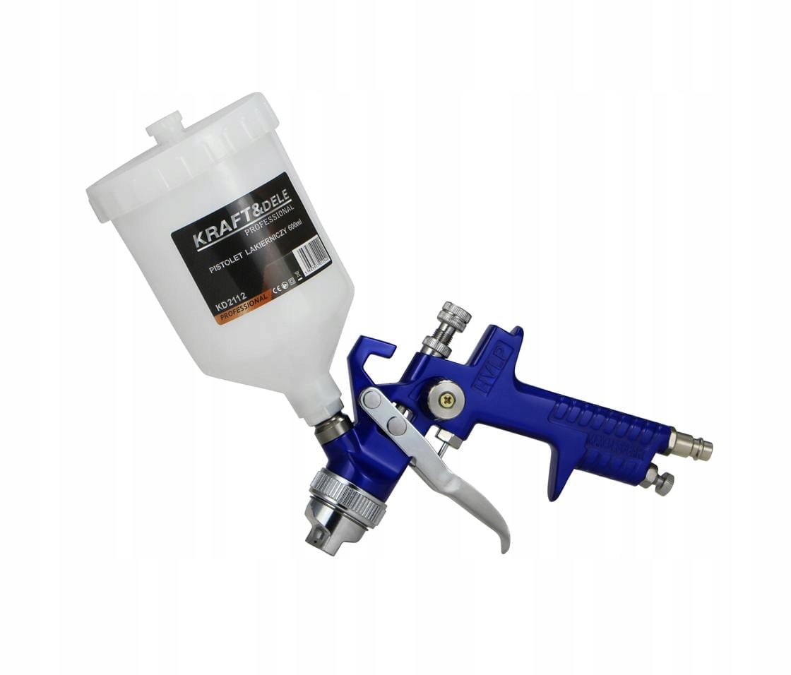 Pistolet Lakierniczy 600 ml 4 bar 1,3 mm 90-170 l/min Kraft&Dele