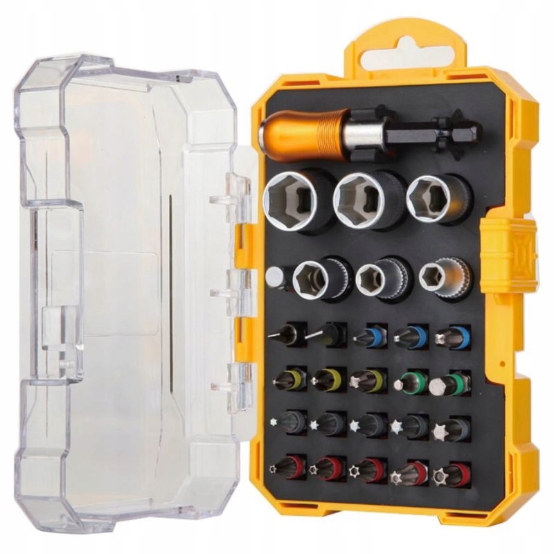 ZESTAW BITÓW NASADEK KOŃCÓWEK 28 ELEMENTÓW WALIZKA