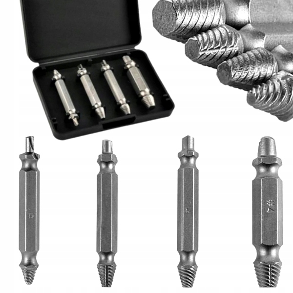 ZESTAW DO WYKRĘCANIA ZERWANYCH WKRĘTÓW ŚRUB BITY KD10199