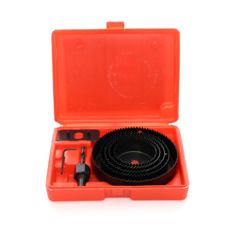 Zestaw Otwornice do Drewna Kraft&Dele 8 Elementów sztuk 127 mm