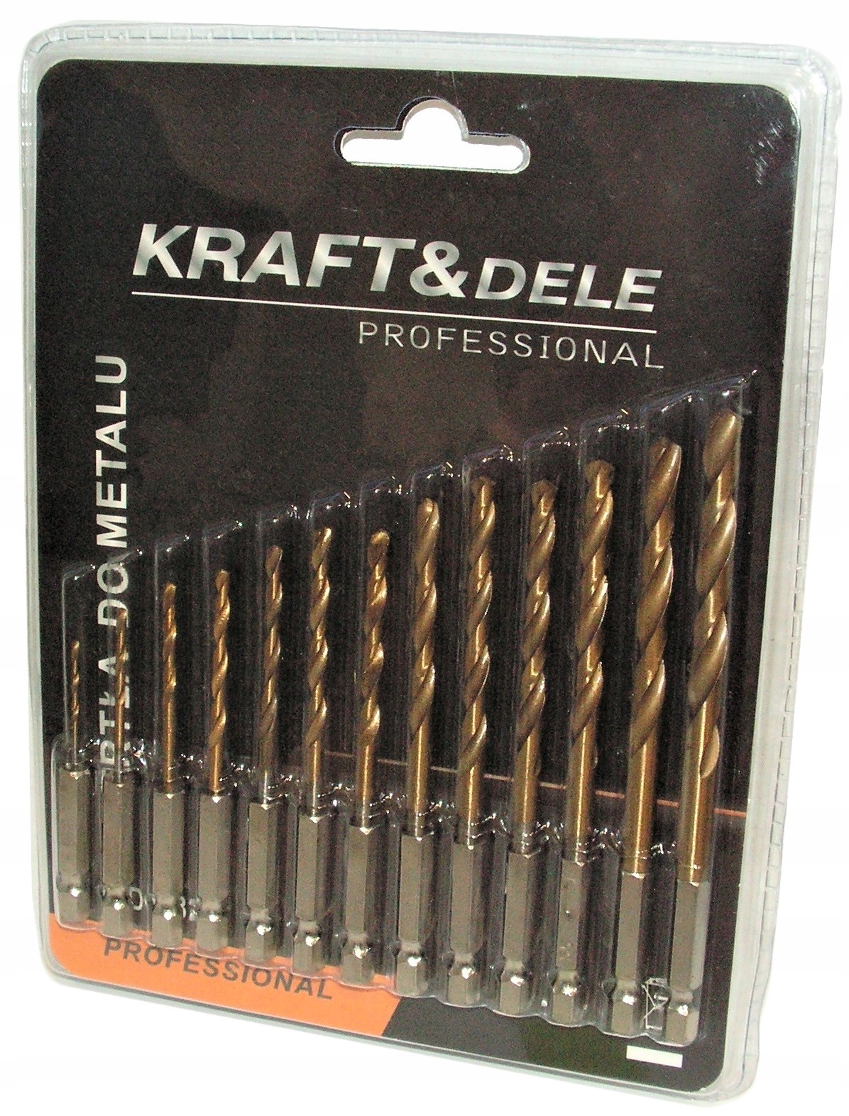 WIERTŁA TYTANOWE DO METALU BETONU ZESTAW HSS 13SZT