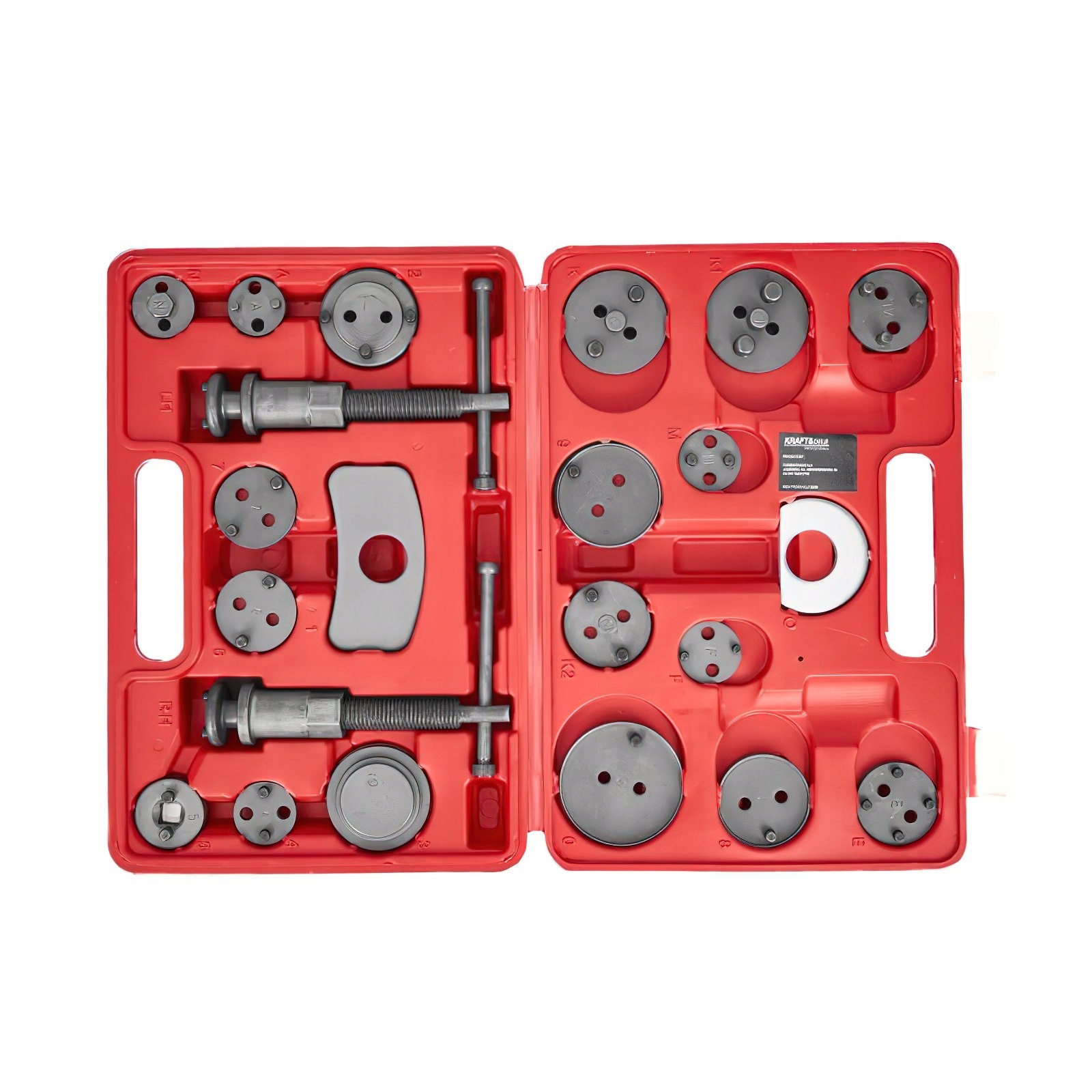 Zestaw do Wyciskania Tłoczków Hamulcowych 22 Elementy Kraft&Dele