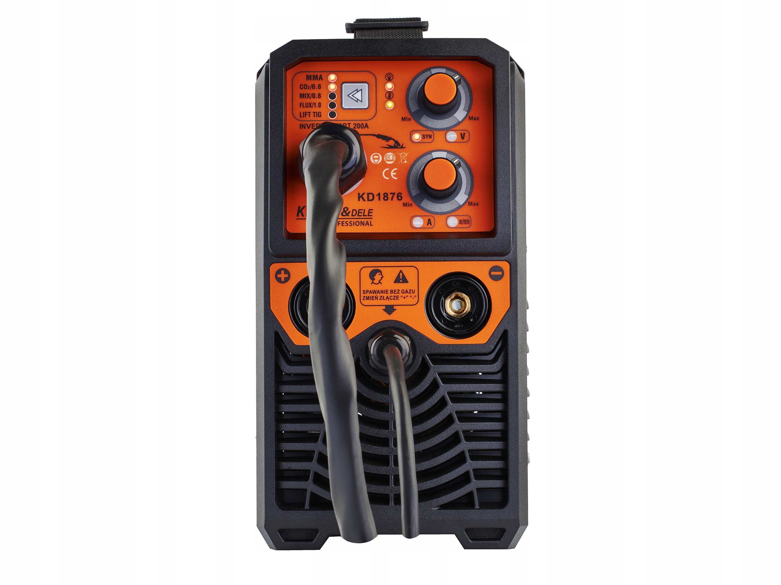 Spawarka Inwertorowa Kraft&Dele 20-330 A MIG MAG MMA FLUX 4w1