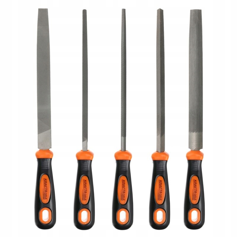 ZESTAW PILNIKÓW DO METALU 200MM ZDZIERAKI KOMPLET 5 SZTUK KD10891