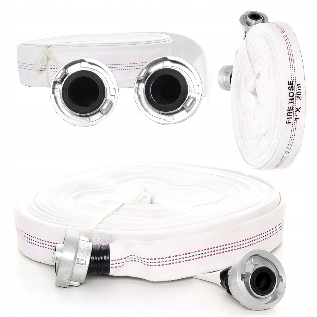 Wąż Strażacki 1" Calowym Złączem 20 m Kraft&Dele