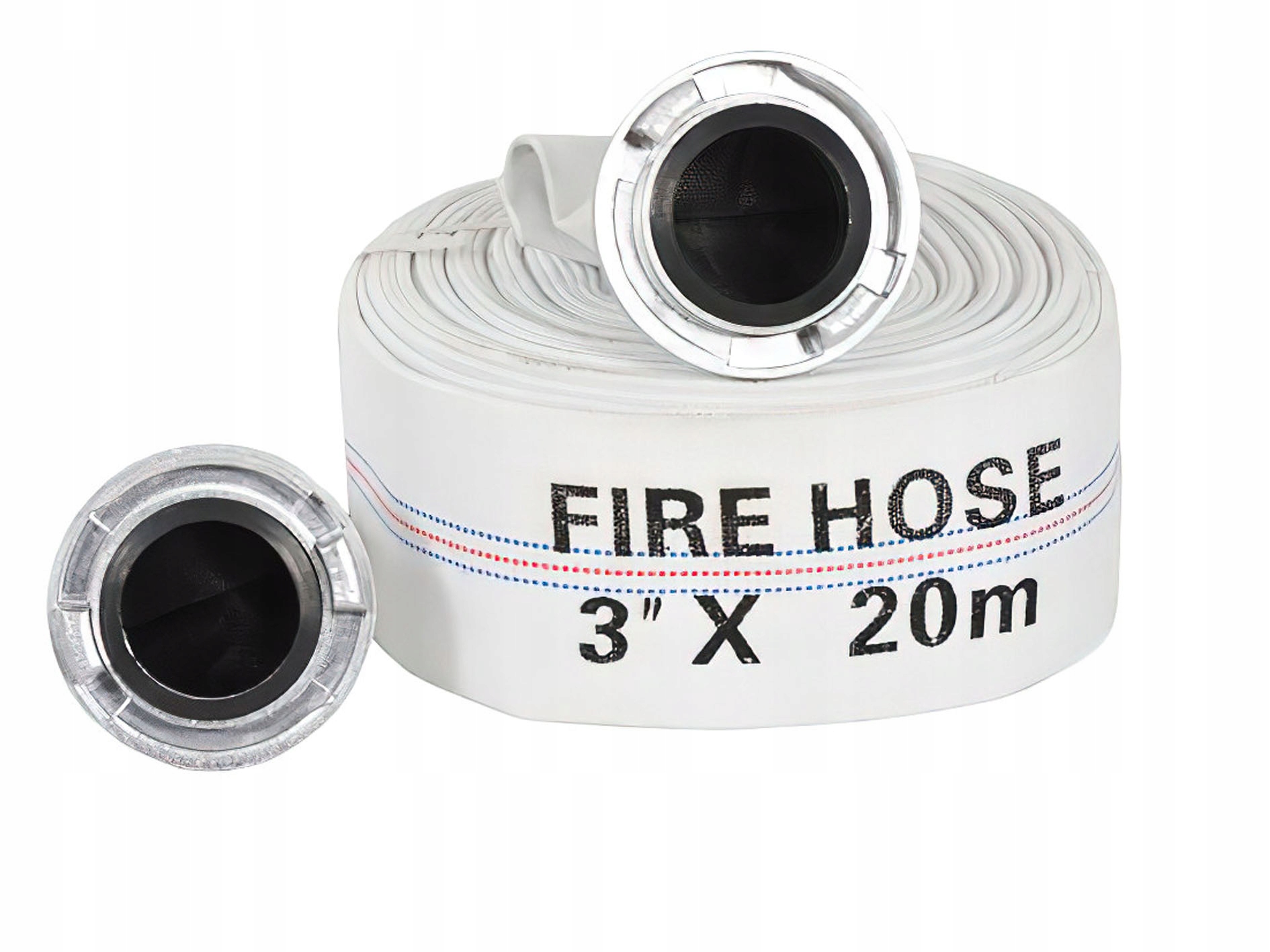 Wąż strażacki Wody z 3'' calowymi Złączami 20 m Kraft&Dele