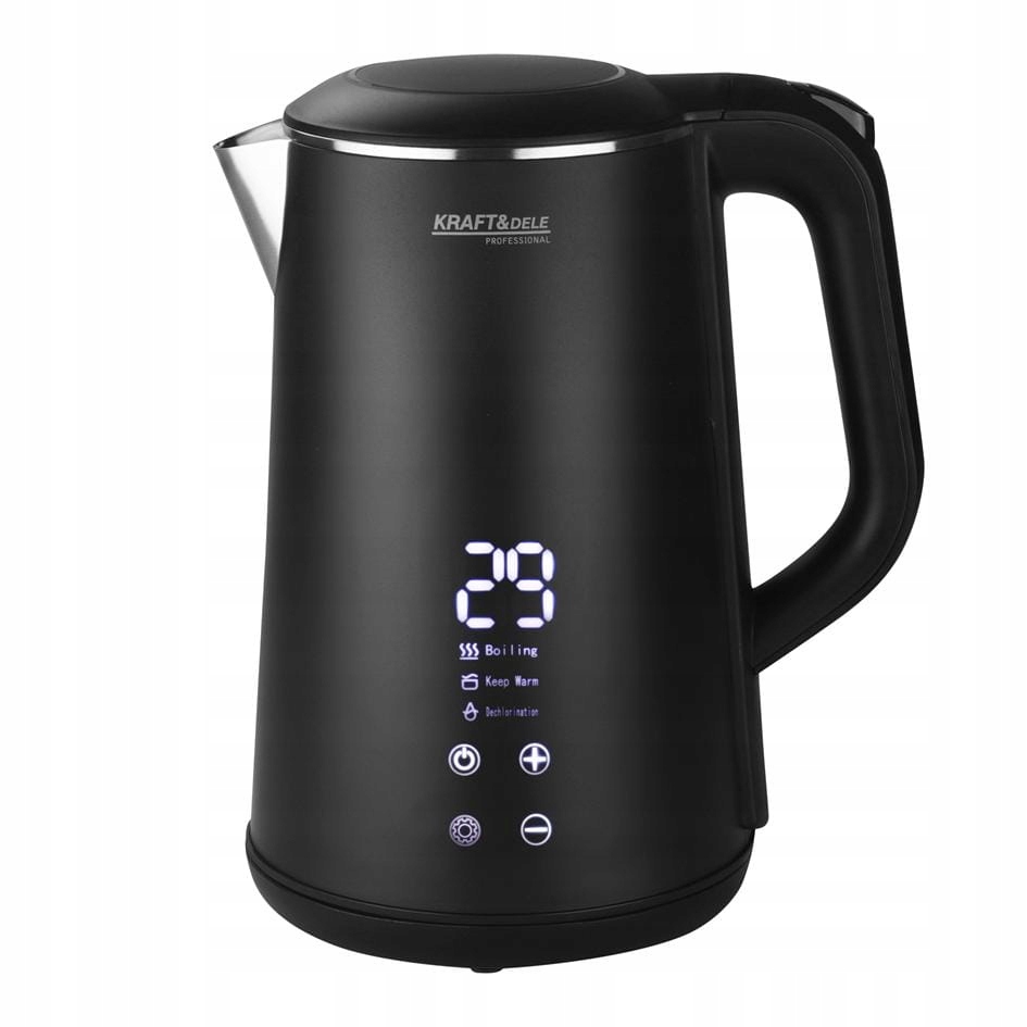 Czajnik Elektryczny Regulacja Temperatury 1,6L 1500W Dotykowy Kraft&Dele
