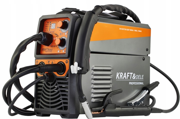 Spawarka Inwertorowa Kraft&Dele 20-330 A MIG MAG MMA FLUX 4w1