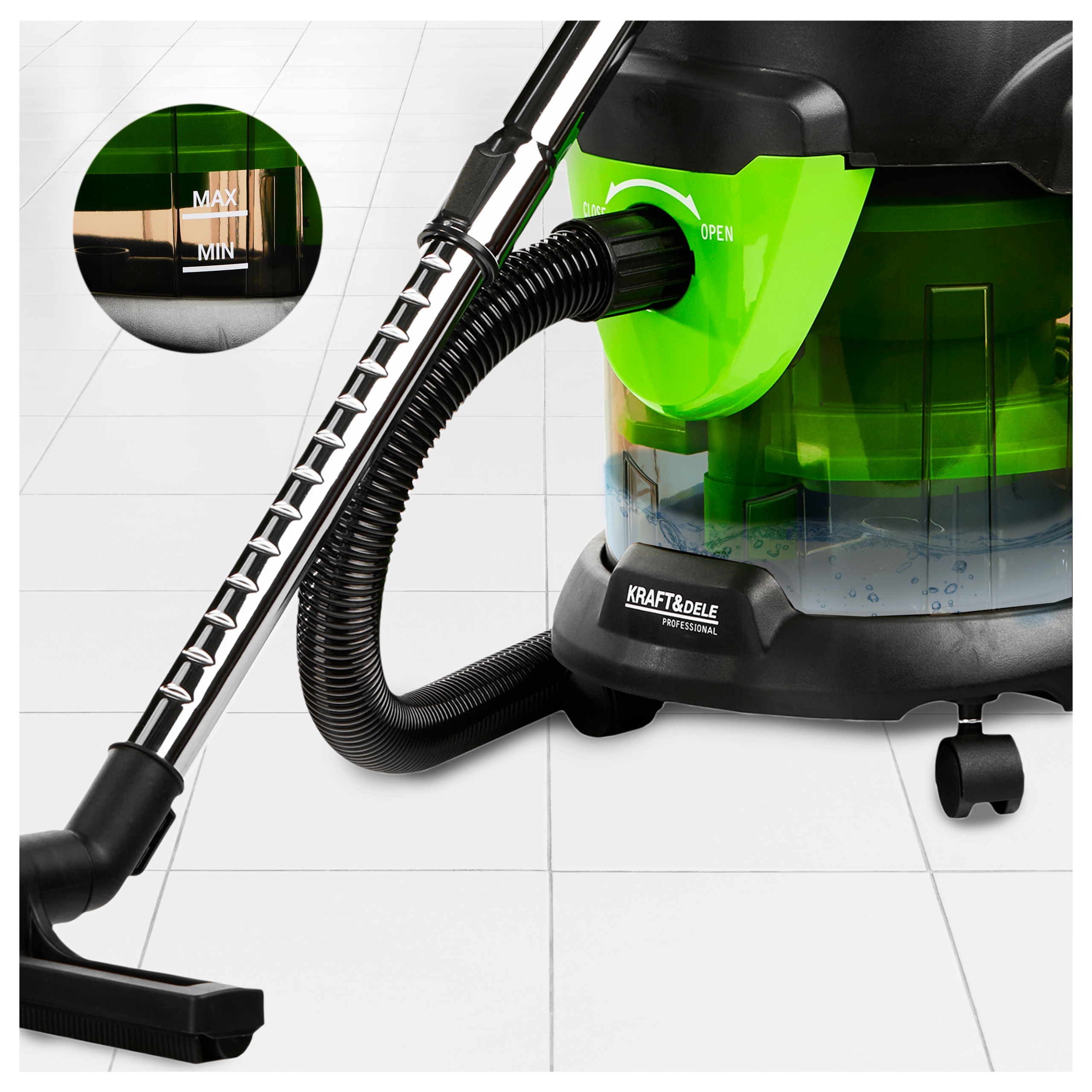 Odkurzacz Przemysłowy Elektryczny Sucho Mokro z Filtrem Wody 15 L 2200 W