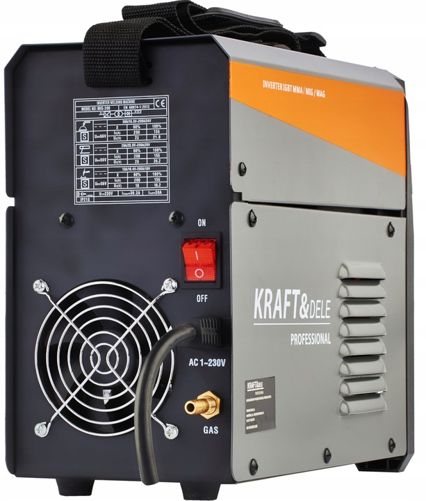 Spawarka Inwertorowa Kraft&Dele 20-330 A MIG MAG MMA FLUX 4w1
