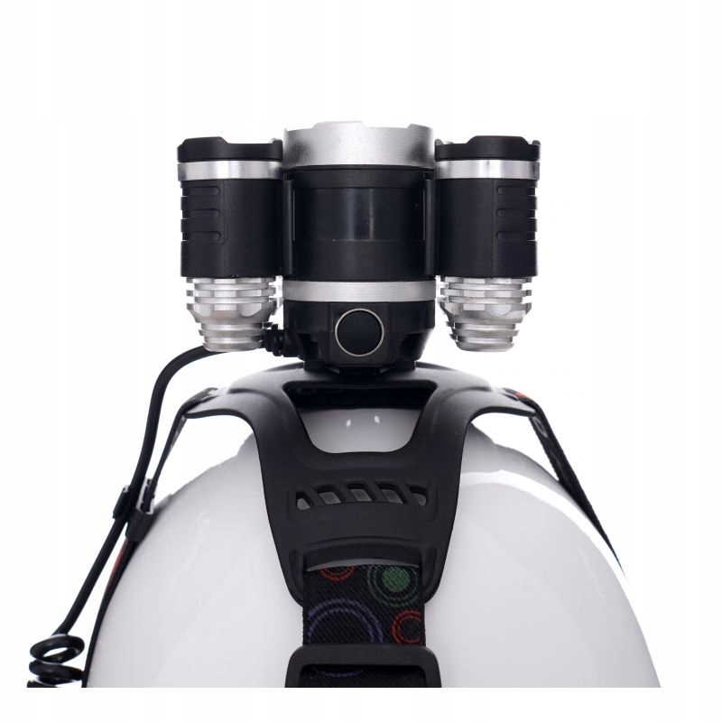 LATARKA CZOŁOWA CZOŁÓWKA LAMPKA T6 LED AKUMULATOROWA 5 DIOD KD1247