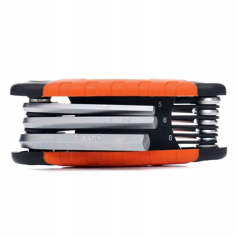 Zestaw Imbusów Składanych 8 sztuk elementów HEX Kraft&Dele KD11934