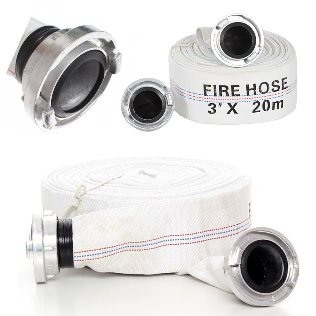 Wąż strażacki Wody z 3'' calowymi Złączami 20 m Kraft&Dele