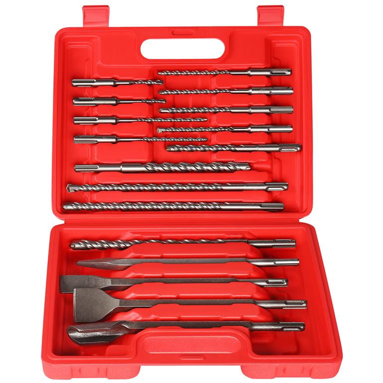 Zestaw Wierteł i Dłut 17 Elementów SDS+ Kraft&Dele