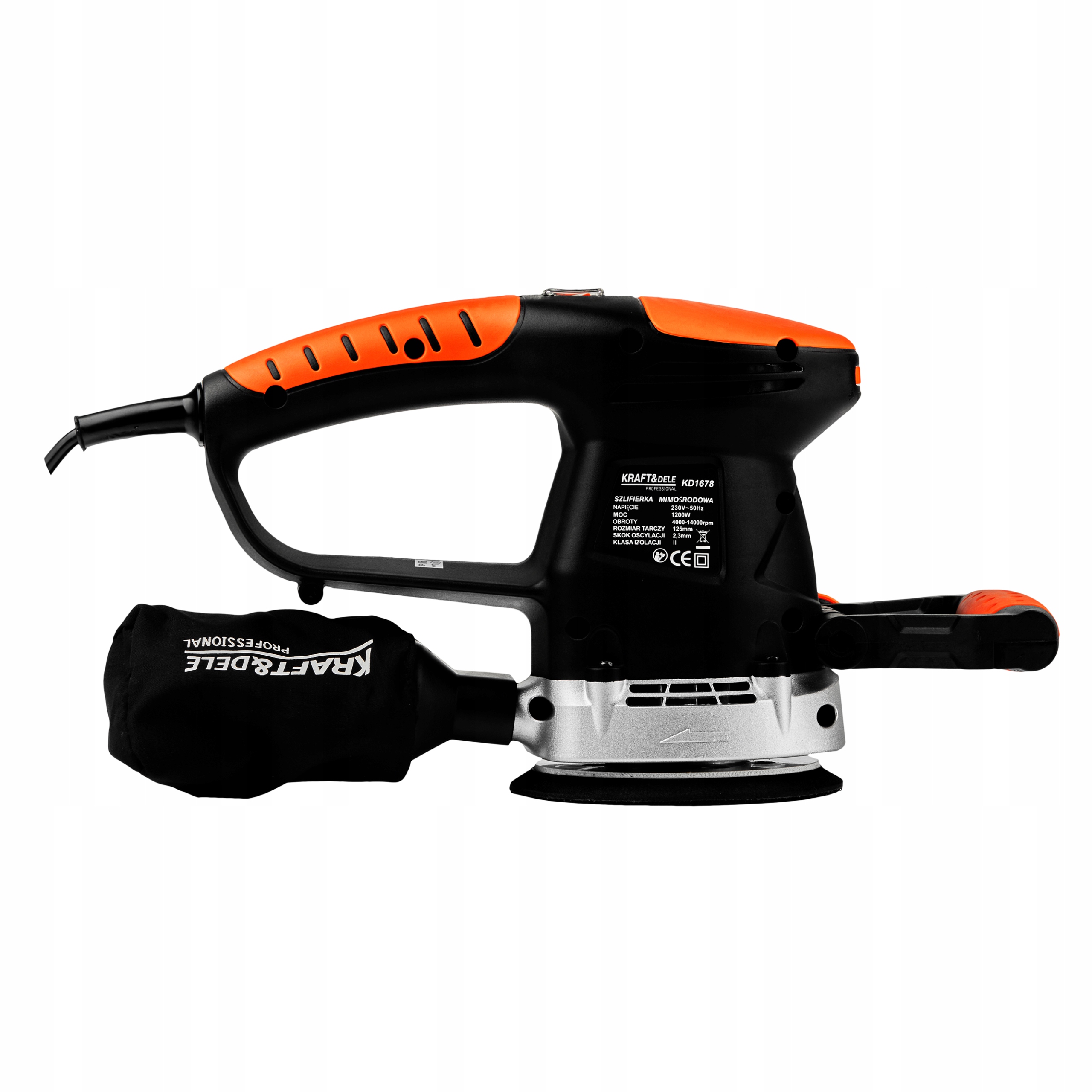 Szlifierka Mimośrodowa Sieciowa Kraft&Dele 1200 W 230 V 14.000 obr/min