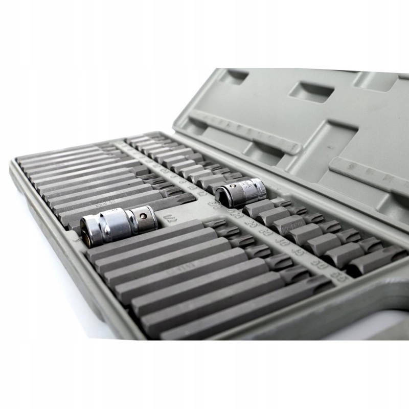 BITY ZESTAW BITÓW HEX TORX SPLINE IMBUS 40EL. CR-V KLUCZE WALIZKA KD10219
