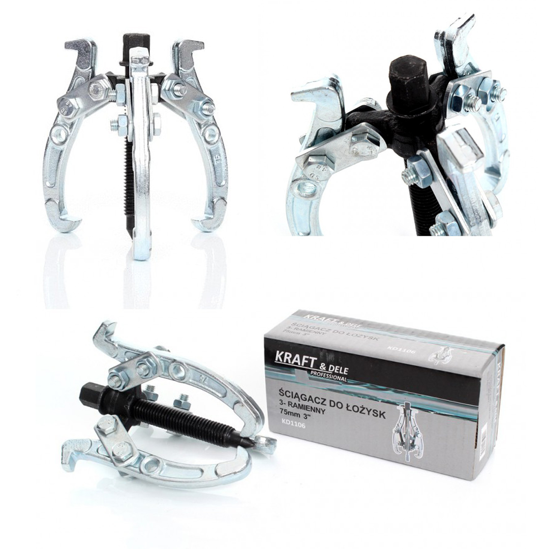 Ściągacz do łożysk 3-ramienny 3" 75mm KD1106