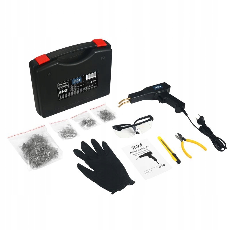 SPAWARKA/ ZGRZEWARKA DO PLASTIKU 100W WALIZKA +AKCESORIA W.D.S WDS2213