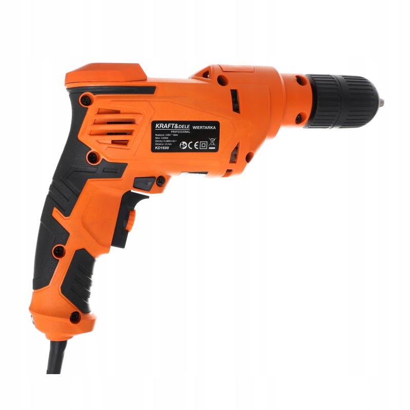 WIERTARKA ELEKTRYCZNA 230V 1200W 13mm KRAFT DELE KD1699